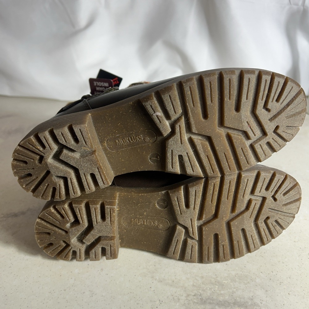 MUK LUKS Women's Scarlett Sasha Dark Brown Size 7 - Picture 7 of 7